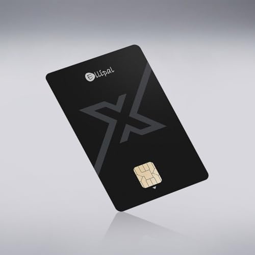 ELLIPAL X Card – Secure Air Gapped Crypto Cold Wallet for Bitcoin, Ethereum, NFTs & 10,000+ Tokens – Starter Accessory K