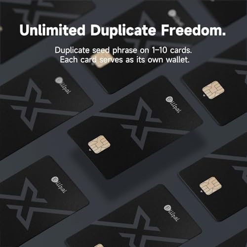 ELLIPAL X Card – Secure Air Gapped Crypto Cold Wallet for Bitcoin, Ethereum, NFTs & 10,000+ Tokens – Starter Accessory K