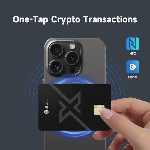 ELLIPAL X Card – Secure Air Gapped Crypto Cold Wallet for Bitcoin, Ethereum, NFTs & 10,000+ Tokens – Starter Accessory K